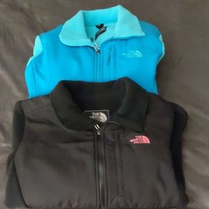 Two women's north face denalis